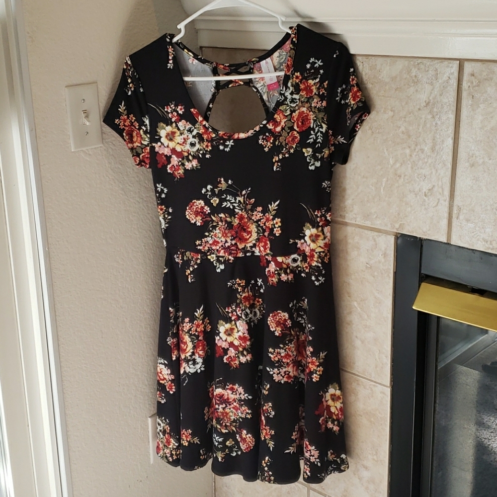 Black Floral Dress